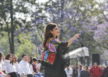 Clara Brugada presume la unidad y fuerza de la Cuarta Transformación