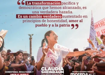Claudia Sheinbaum: el cambio verdadero se sustenta en el amor al pueblo
