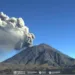 Continúa volcán Popocatépetl con exhalación de ceniza