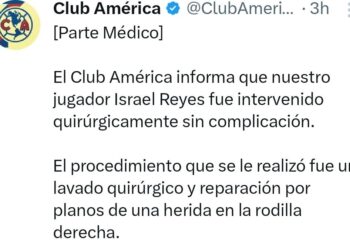 Cirugía exitosa para Israel Reyes