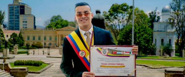 Congreso de Colombia condecora a Yeison Jiménez