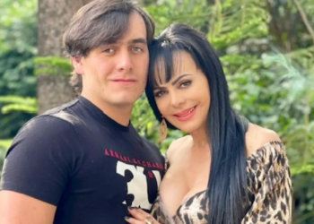 Maribel Guardia y su hijo Julián