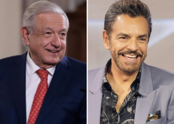 Eugenio Derbez y Andrés Manuel López Obrador