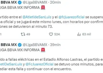 Suspendido el Atlético San Luis-Juárez