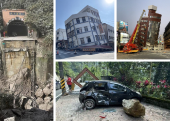 Terremoto Taiwán: 9 muertos, 821 heridos y 127 desaparecidos