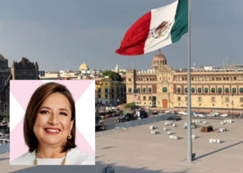 Xóchitl Gálvez pide a AMLO no quitar la bandera nacional del Zócalo este domingo