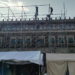 Madrugan a CNTE: instalan templete para Sheinbaum en Palacio Nacional