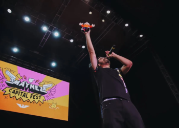 Los amo, dice Jorge Álvarez a los jóvenes en el Máynez Capital Fest