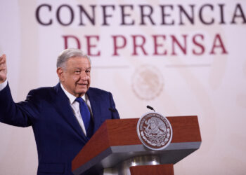 El presidente Andrés Manuel López Obrador dijo que el 29 de mayo será la última conferencia para no interferir en el proceso electoral 2024.  Foto: Cortesía Presidencia / AMEXI