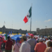 Presidenta, presidenta, retumba el Zocalo al iniciar concentración de la «Marea Rosa»