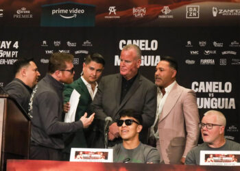 “Canelo” y De la Hoya se roban el show