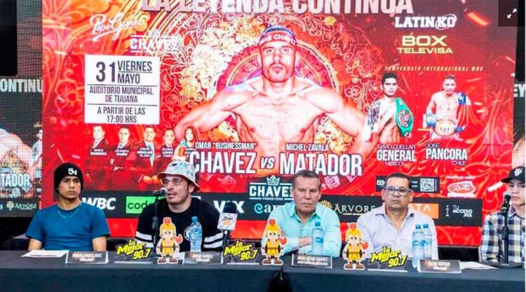 Julio César Chávez anunció la creación de su promotora. Foto / Cortesía Zonamx