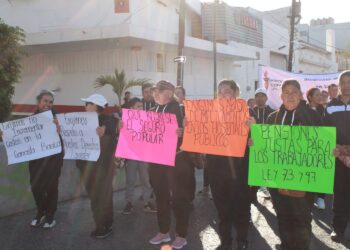 Trabajadores de Jalisco, exigen mejores condiciones laborales, Foto: Gloria Reza