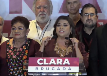 Clara Brugada se declara ganadora y se compromete a unir a la CDMX