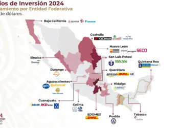 Anuncios de inversión suman 39 mil mdd a mayo del 2024: SE