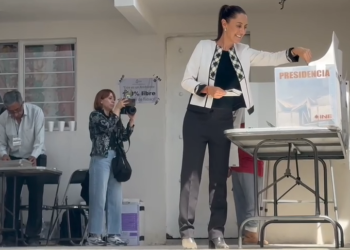 “Es un día histórico para México”: Claudia Sheinbaum, luego de votar