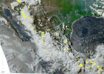 Persisten las lluvias de torrenciales a chubascos en la mayor parte del país