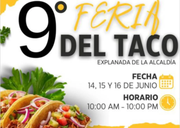 Tacos, baile y música, presentes en la Novena Feria del Taco de la alcaldía Tlalpan