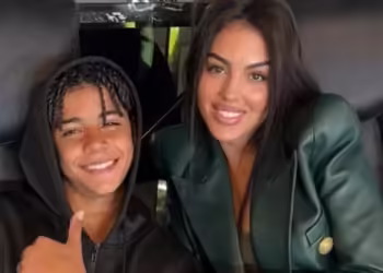 Georgina Rodríguez y Crstiano Ronaldo Jr. | AMEXI/FOTO: Instagram @georginagio