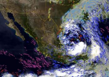 Tormenta tropical Alberto toca tierra en Tamaulipas | AMEXI/FOTO: X @conagua_clima
