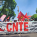 Inicia CNTE marcha del Ángel de la Independencia al Zócalo