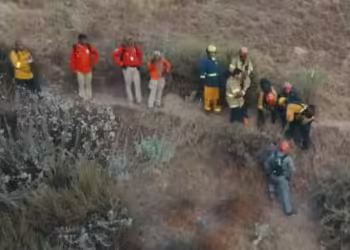Rescatan Betas y Bomberos a Tres Migrantes Extraviados en Zona Montañosa 