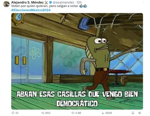 Memes Jornada electoral 2024