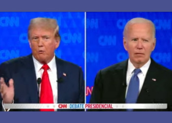 Más acusaciones que propuestas en primer debate Biden-Trump