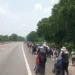 Caravana de 150 migrantes se dirigía a Huixtla