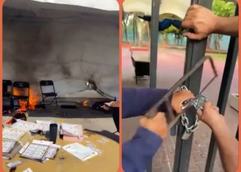 Amenazas de bomba, robo y quema de paquetes electorales, incidencias en comicios