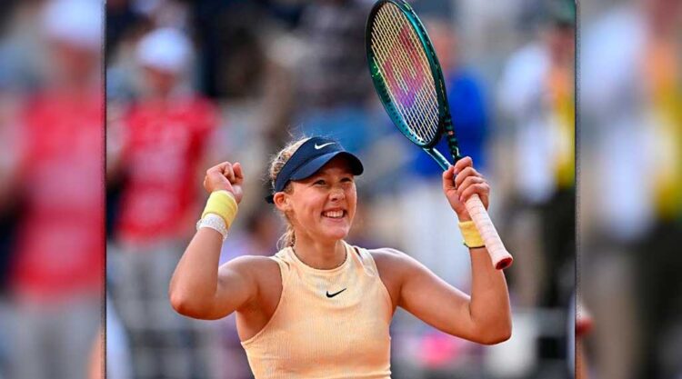 Mirra Andreeva. Foto / Twitter rolandgarros