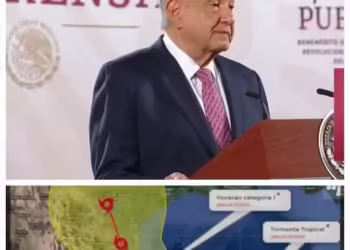 Pide AMLO a pobladores de Quintana Roo proteger su vida ante llegada de Beryl