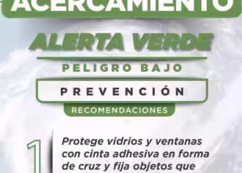 Mara Lezama Gobernadora de Quintana Roo, dicta activación de la Alerta Verde por acercamiento de “Beryl”