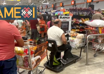 Huracán Beryl desata compras de pánico en Playa del Carmen, se vacían los anaqueles