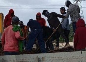 Tren Maya: se desploma una columna metálica y hiere a trabajador