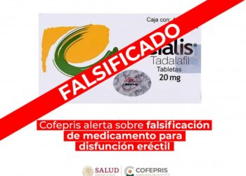 Alerta por falsificación y venta ilegal de medicamento contra disfunción eréctil: Cofepris