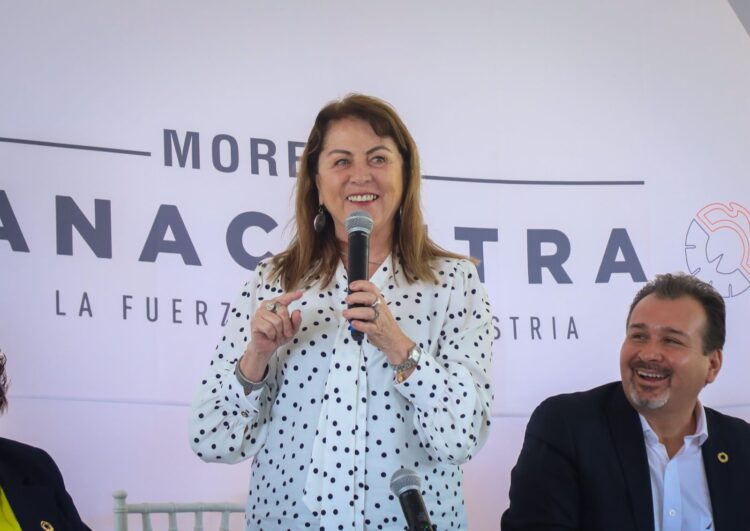 Margarita González, gobernadora electa en Morelos. AMEXI/Foto. David Monroy. Corresponsal