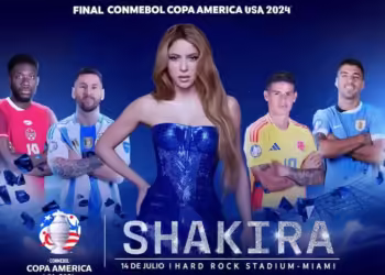 Shakira actuará en la final de la Copa América