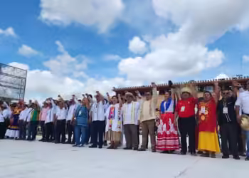 Inauguración de la Guelaguetza Magisterial, en Oaxaca. AMEXI/FOTO: Adriana Urrea y Uriel Aviña