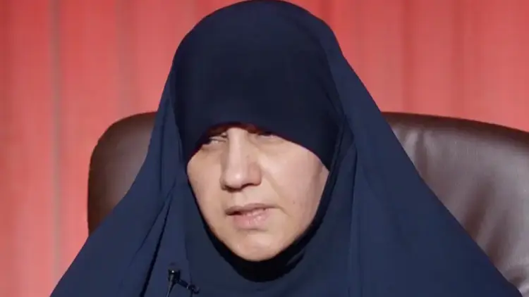 Asma Mohamed, esposa del fallecido líder del ISIS, Abu Bakr al-Baghdadi. Foto; Al Arabiya.