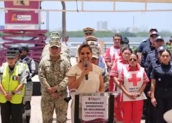 Banderazo a Operativo Vacacional 2024 en Cancún que concluirá el 25 de agosto