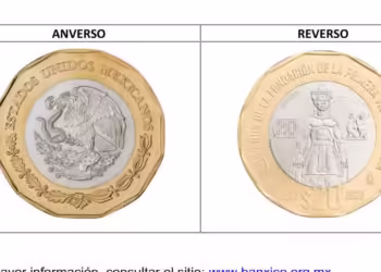 Banxico emite moneda de 20 pesos por fundación de Villa de Colima