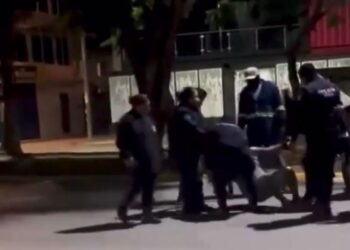 Policías atacan a ciclista con uso excesivo de la fuerza Oaxaca