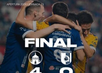 Atlético de San Luis goleó 4-0 a Querétaro, en el “Clásico de la 57”