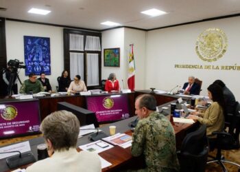 El presidente Andrés Manuel López Obrador encabezó la reunión del Gabinete de Seguridad.