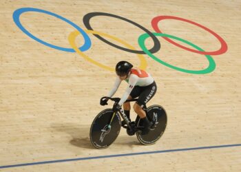 Daniela Gaxiola califica a la final de keirin de ciclismo