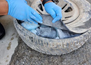 Aseguran 32 kg de fentanilo en Andrade, California