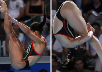México se queda sin medallas en la plataforma femenil