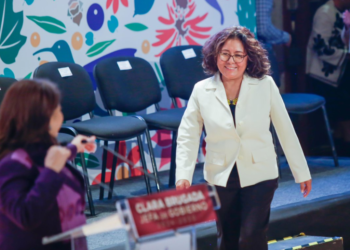 Inés González Nicolas, fue nombrada como Secretaría del Trabajo de la Ciudad de México en el gobierno de Clara Brugada. AMEXI/Foto/@Ines_GONI