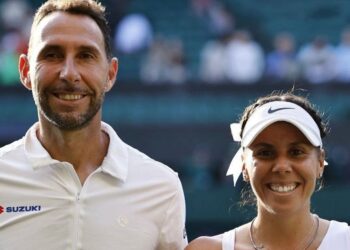 “Santi” González y Giuliana Olmos debutan con triunfo en el US Open